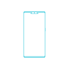 Digital Huawei Phones Huawei Mate 30 Pro Simple Monoline Svg Vector, Free Vectors File